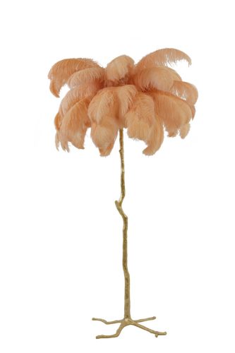 Feather arany/barack toll állólámpa