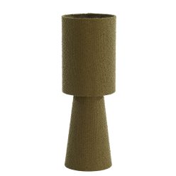 Mikkel oliva zöld bouclé asztali lámpa