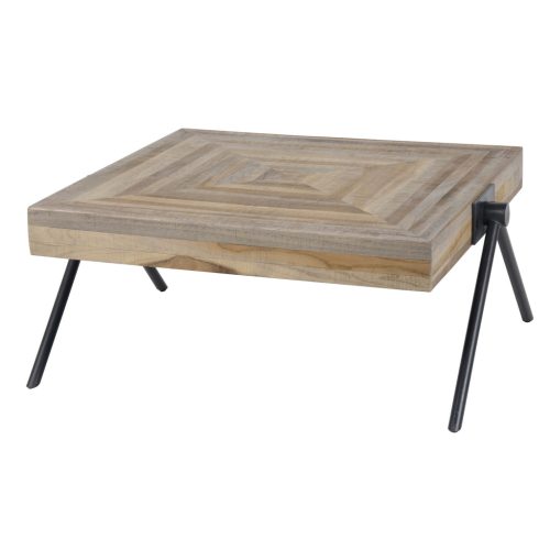 Teca teakfa dohányzóasztal 70x70