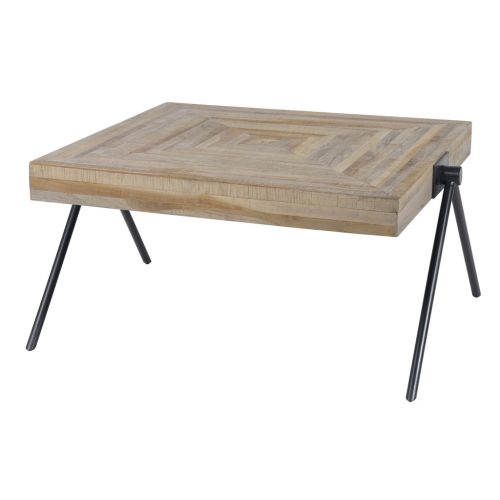 Teca teakfa dohányzóasztal 80x80