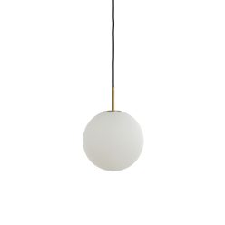 Medina antik bronz/opál üveg függőlámpa XS