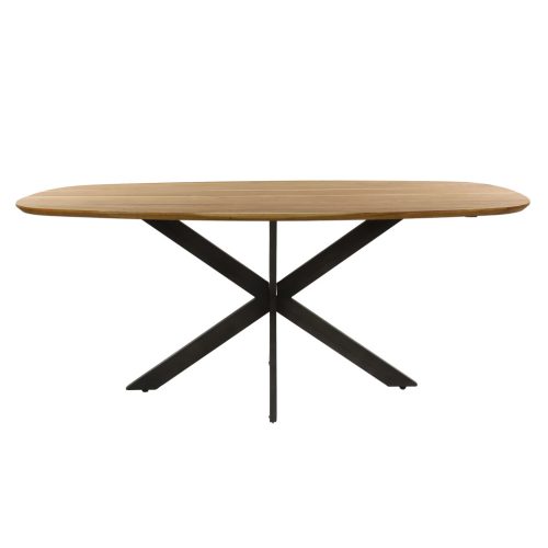 Skandia ovális akácfa étkezőasztal 180x95