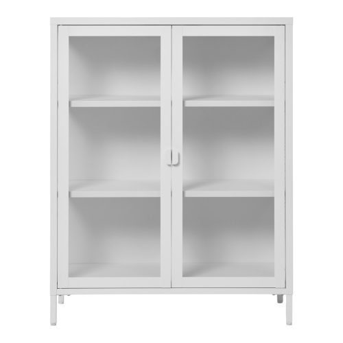 Bris fehér fém 2 ajtós kabinet 101