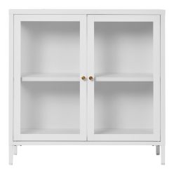 Shelby fehér fém 2 ajtós kabinet