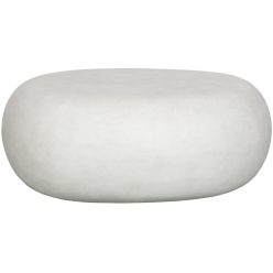 Pebble fehér kőhatású dohányzóasztal M
