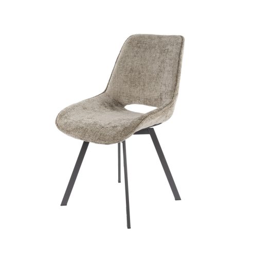 Swivel champagne zsenília forgó szék