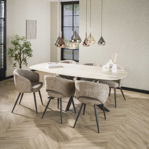 Salon sand karfás szék
