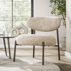 Round sand zsenília fotel