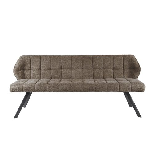 Grid taupe bouclé étkezőpad