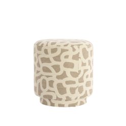 Davonte taupe/bézs puff