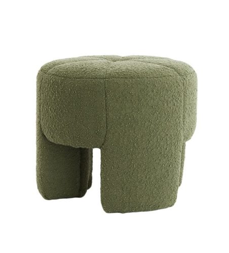 Batoemi zöld bouclé puff
