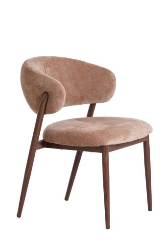 Isandro old pink/dió szék