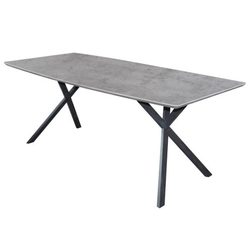 Nox betonhatású étkezőasztal 160x90
