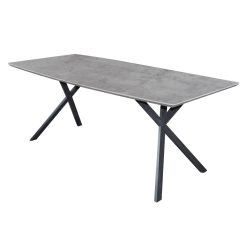 Nox betonhatású étkezőasztal 180x90