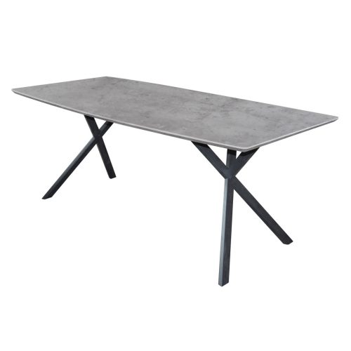 Nox betonhatású étkezőasztal 180x90
