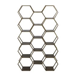 Hual antik bronz polcrendszer