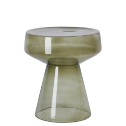 Dakwa szürke/zöld üveg lerakóasztal L