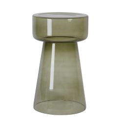 Dakwa szürke/zöld üveg lerakóasztal M