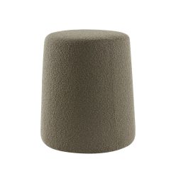 Lauryn szürke/barna bouclé puff M