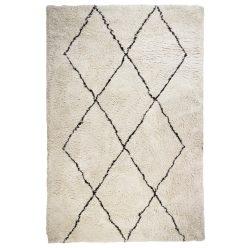 Xamuri natural/fekete szőnyeg 200x300