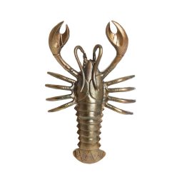 Lobster antik bronz szobor M