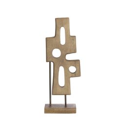 Salio barna fa szobor