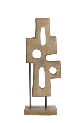 Salio barna fa szobor