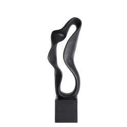 Najac matt fekete szobor