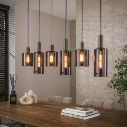 Sepiora bronz 6L függőlámpa